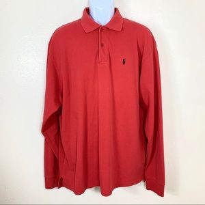 Polo Ralph Lauren Red Men’s Shirt long sleeve 3X